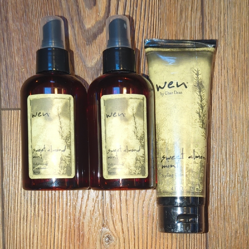 WEN Sweet Almond Mint Hair Care Trio
